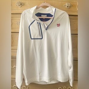NWT Peter Millar Washington Nationals 1/4 Zip